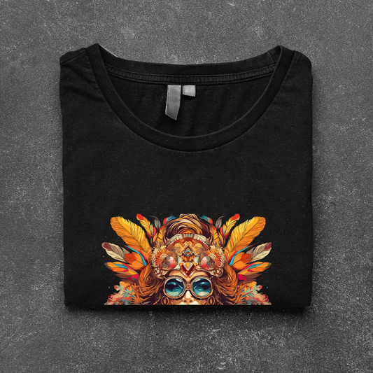 Oversized men's printed T-shirt